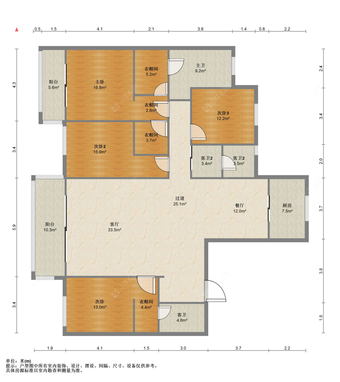 苏州世茂九溪墅(住宅)在售二手房源户型图_小牛看房