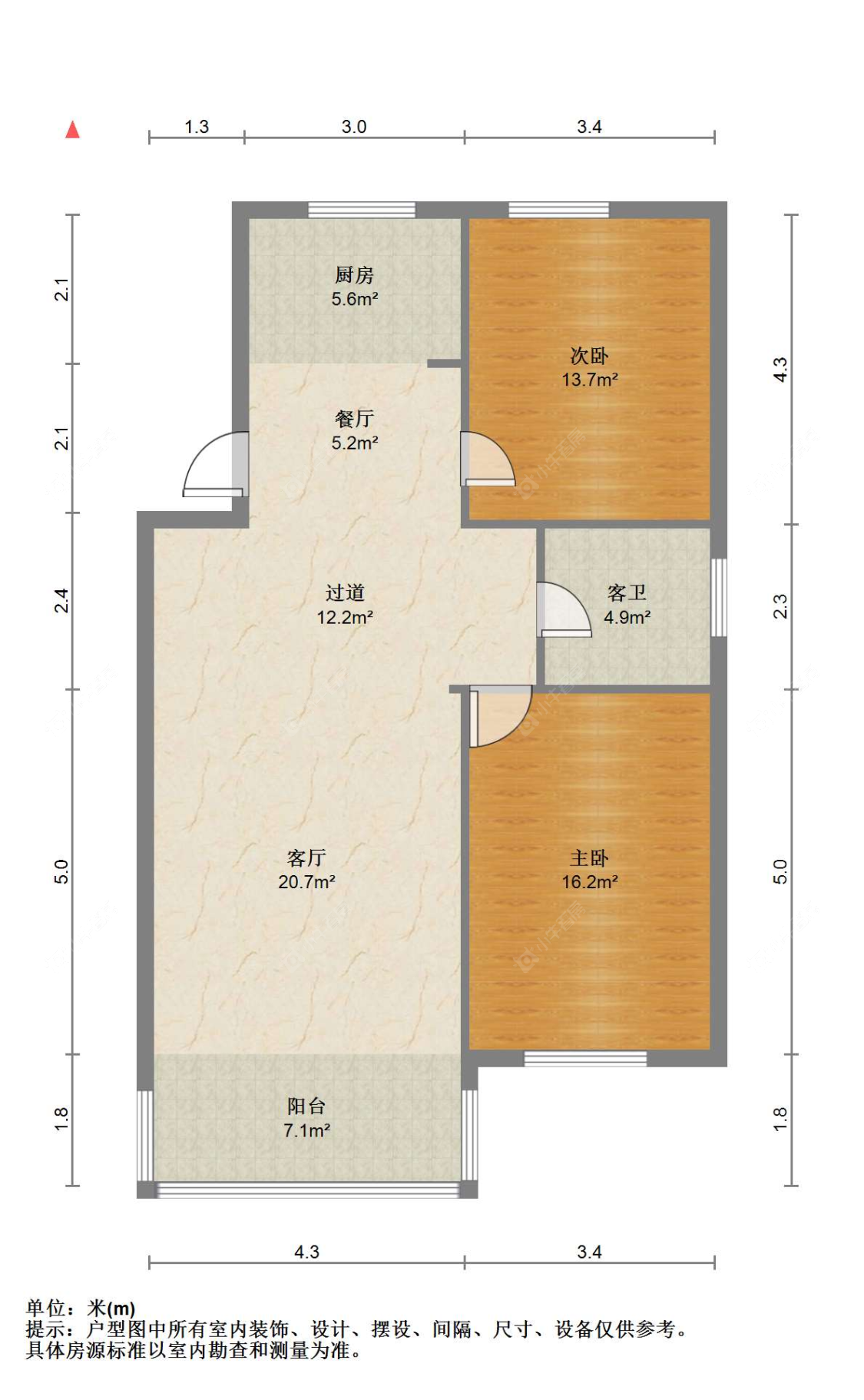 苏州新农花苑在售二手房源户型图_小牛看房