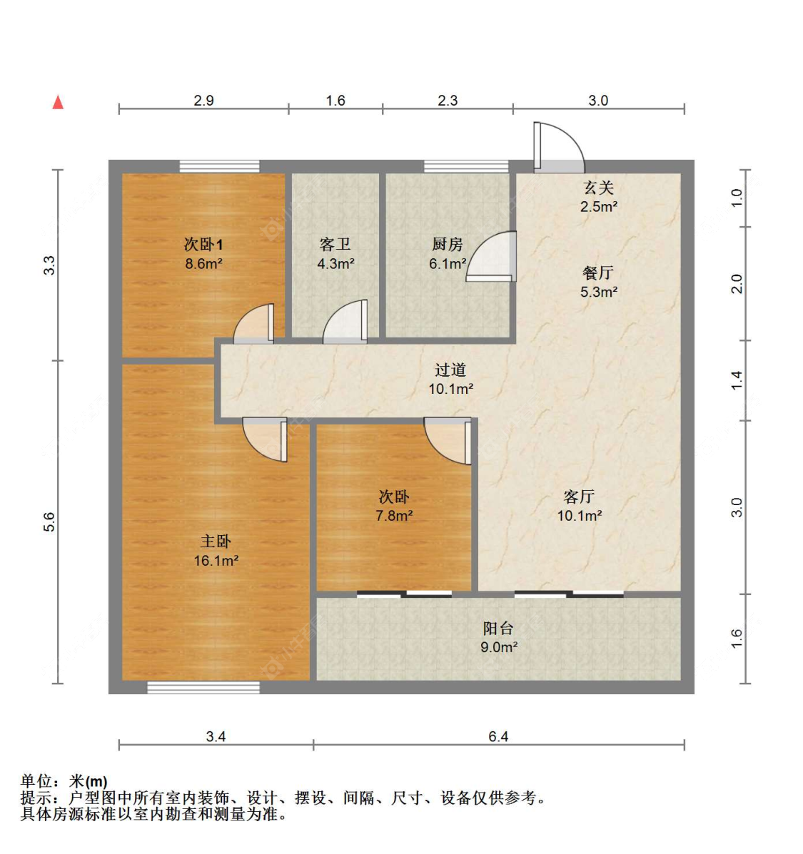 苏州金茂悦湖雅居在售二手房源户型图_小牛看房