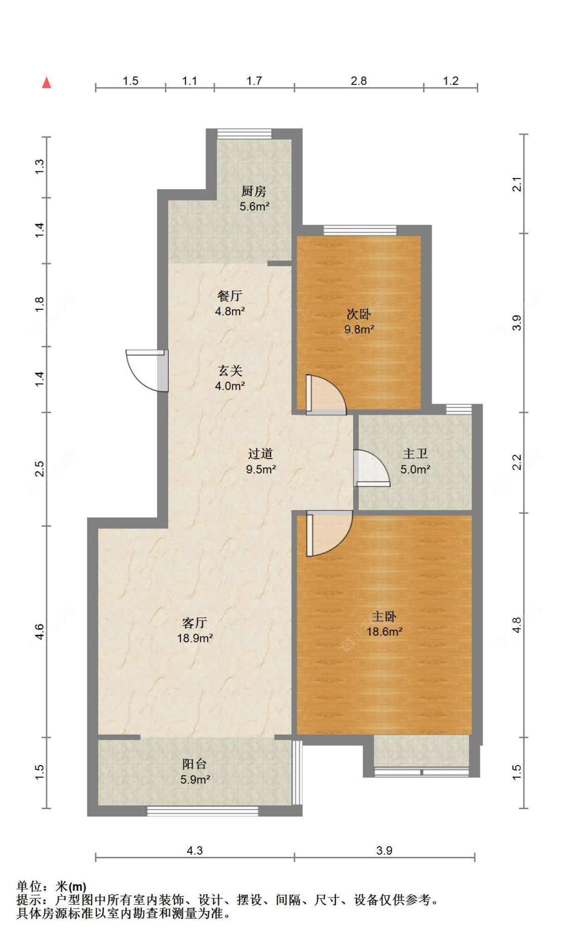 苏州李巷花苑在售二手房源户型图_小牛看房