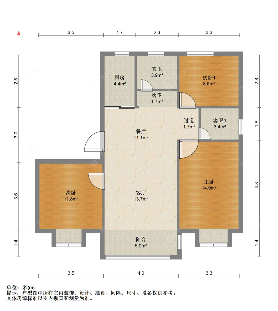 苏州港邻新村在售二手房源户型图_小牛看房