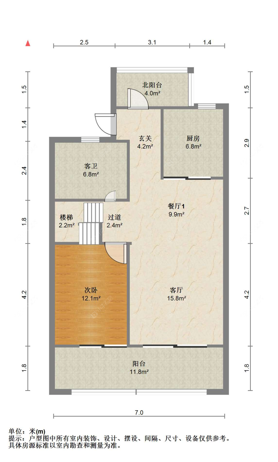 苏州百桥花园在售二手房源户型图_小牛看房