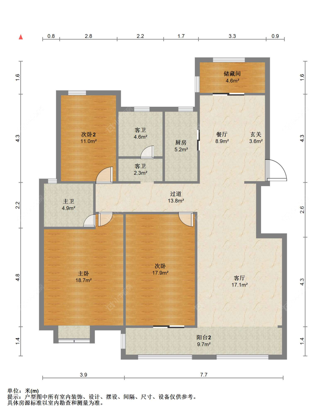 苏州阳光里程在售二手房源户型图_小牛看房
