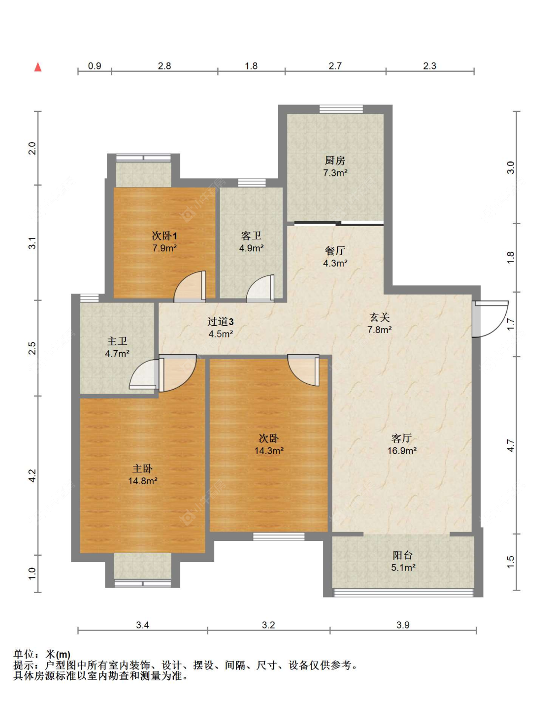 苏州新乘北苑四期在售二手房源户型图_小牛看房