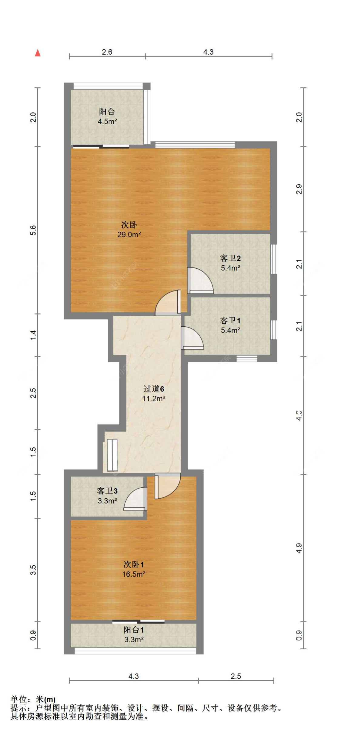 苏州缇香镜湖湾在售二手房源户型图_小牛看房