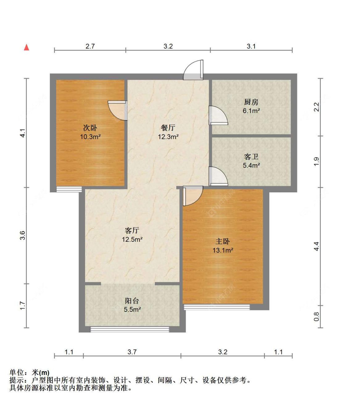 苏州中联铂悦在售二手房源户型图_小牛看房