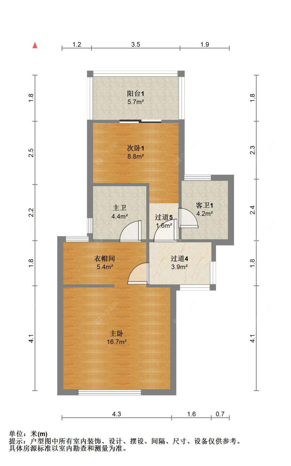 苏州珑樾花园在售二手房源户型图_小牛看房