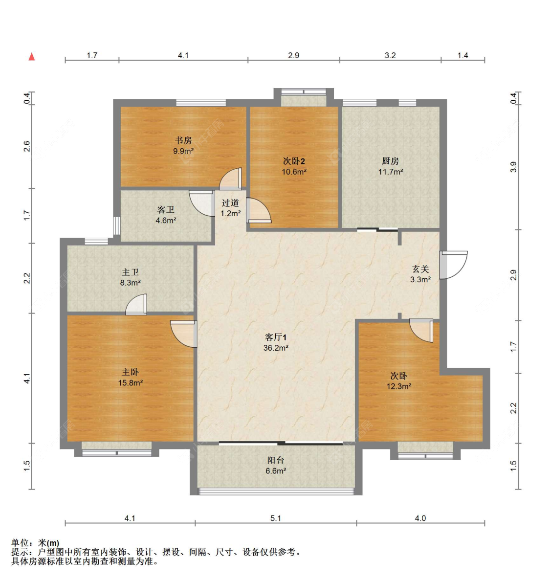 苏州万科公园大道在售二手房源户型图_小牛看房