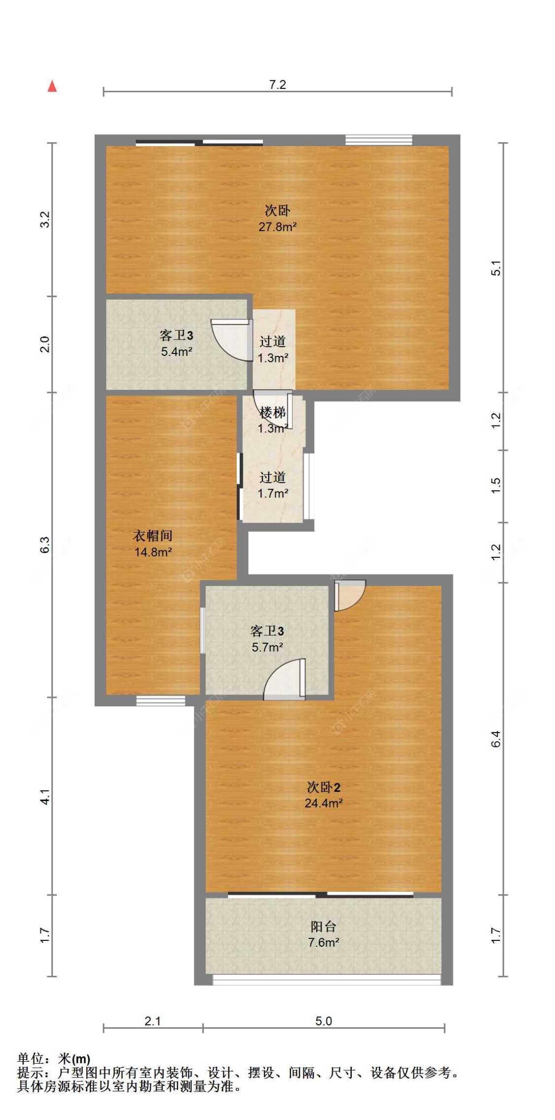 苏州香蜜湖公馆(别墅)东区在售二手房源户型图_小牛看房