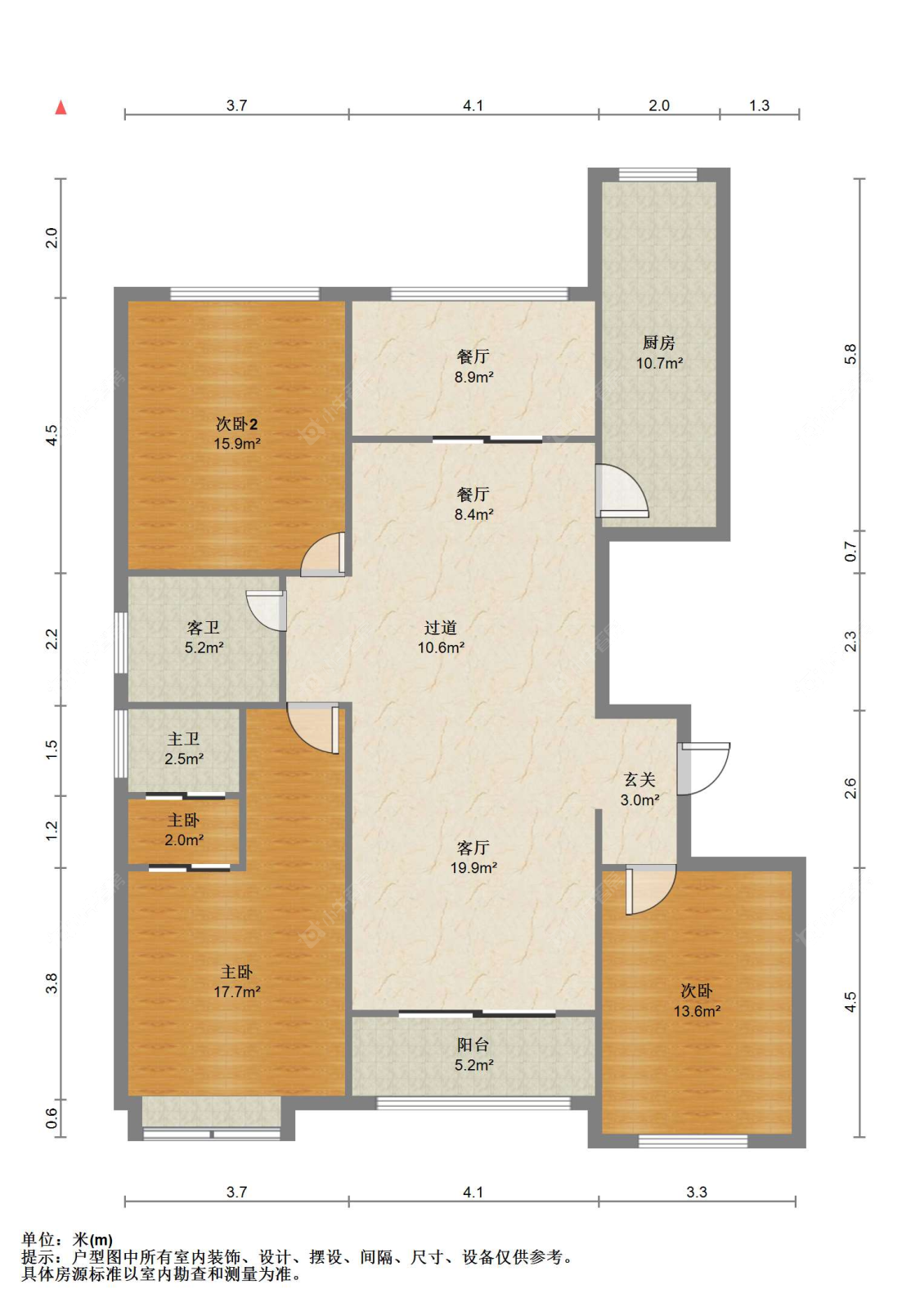 苏州缇香世家在售二手房源户型图_小牛看房
