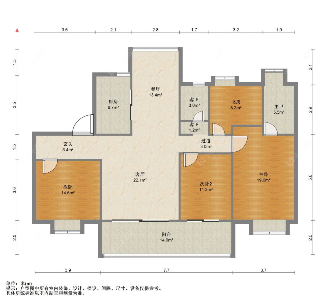 苏州碧桂园翡翠湾(三期)在售二手房源户型图_小牛看房
