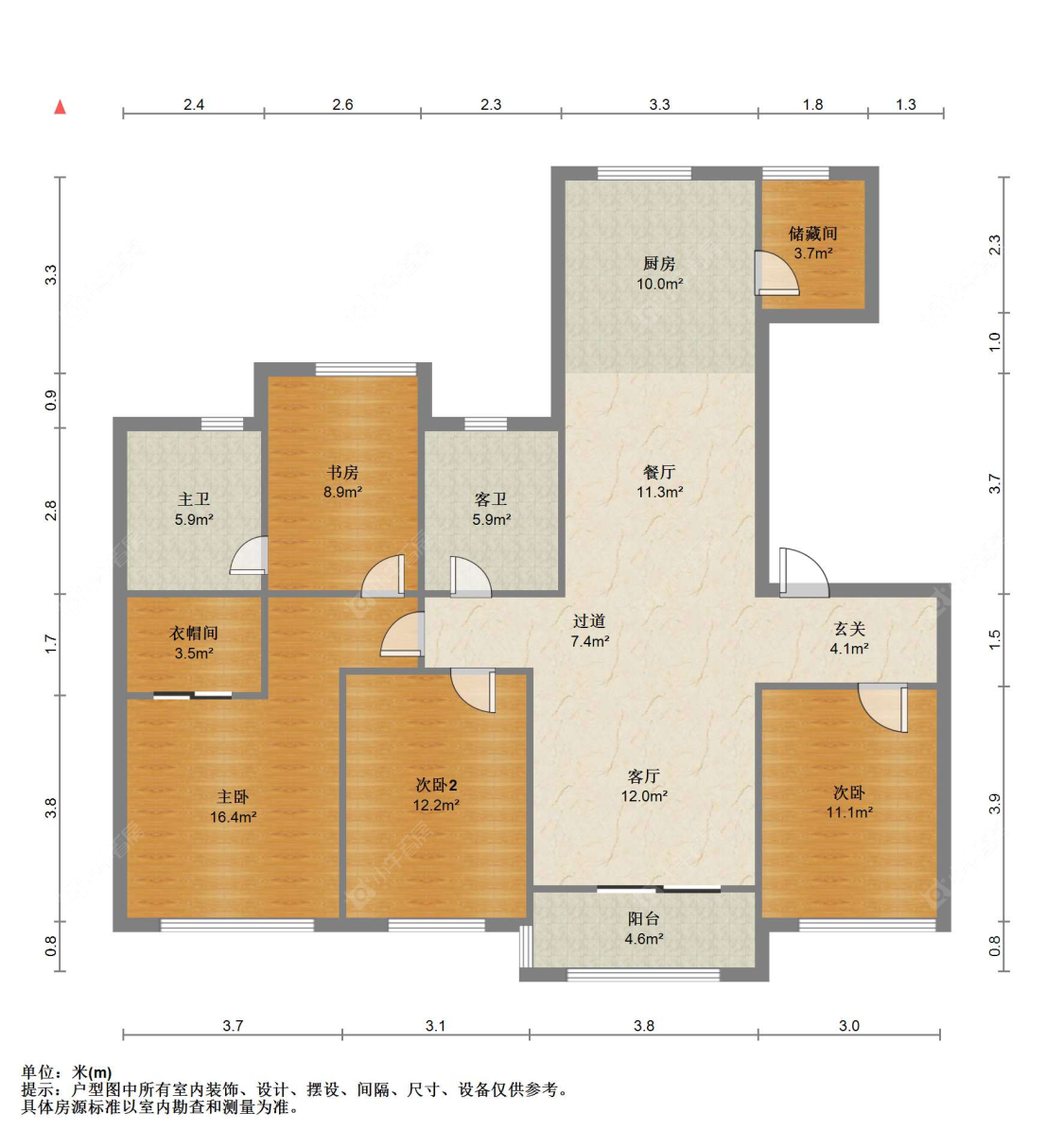 苏州中锐尚城国际在售二手房源户型图_小牛看房