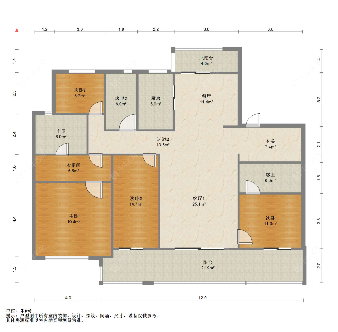 苏州世茂九溪墅(住宅)在售二手房源户型图_小牛看房