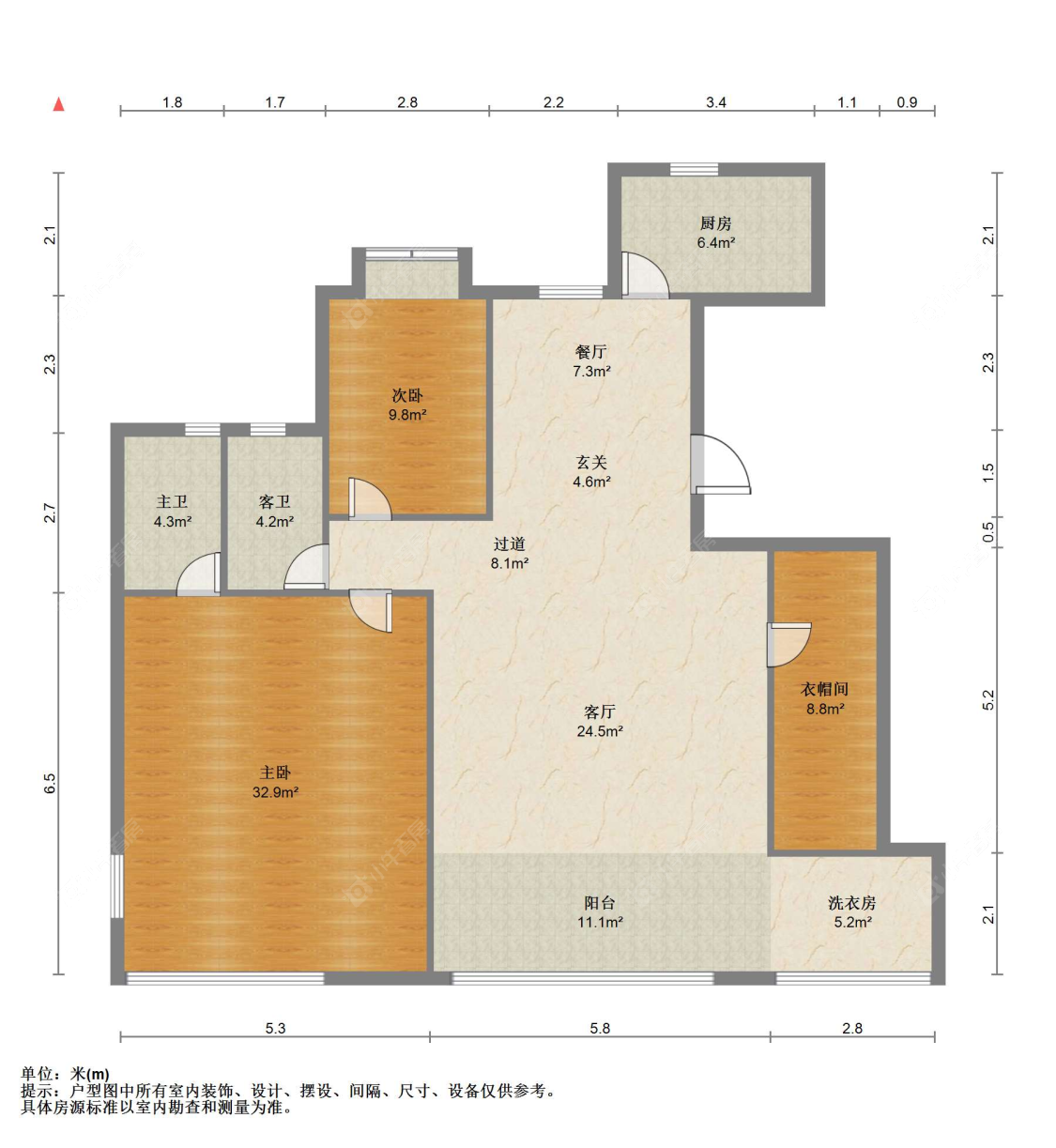 苏州蓝湖湾在售二手房源户型图_小牛看房