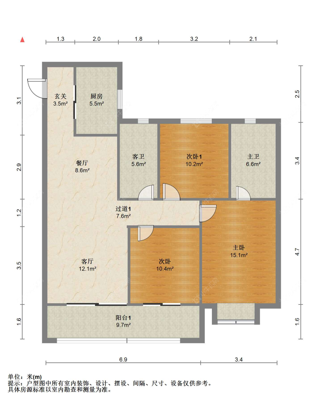 苏州璟悦澜庭在售二手房源户型图_小牛看房