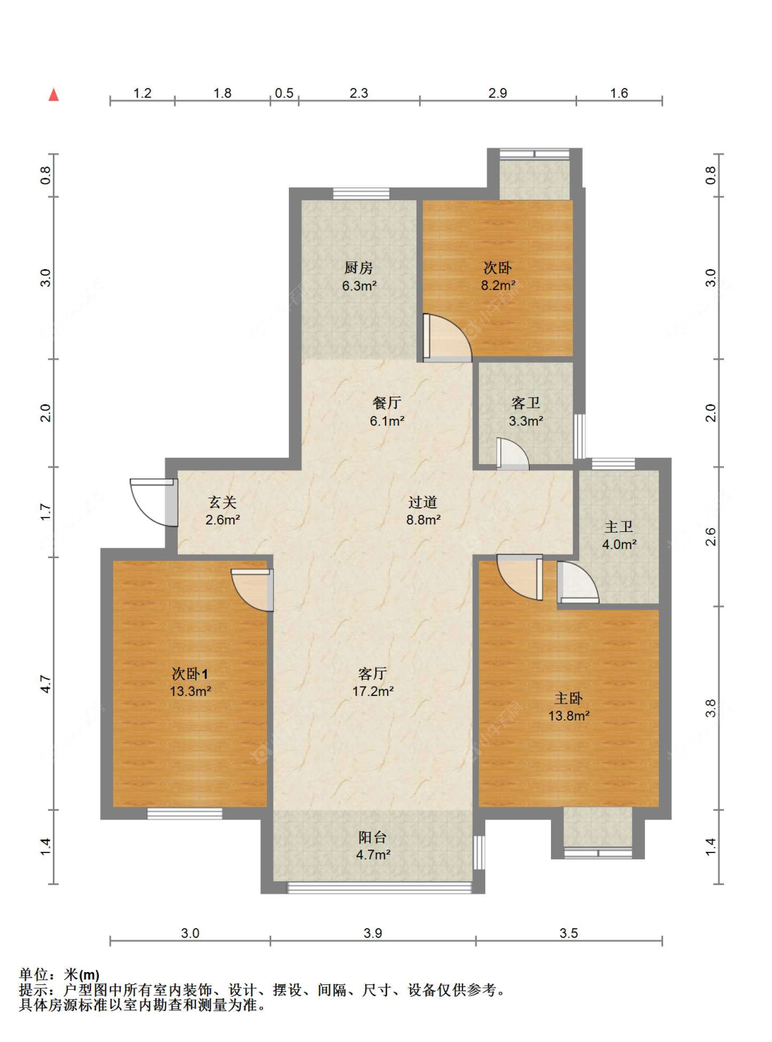 苏州新乘北苑四期在售二手房源户型图_小牛看房