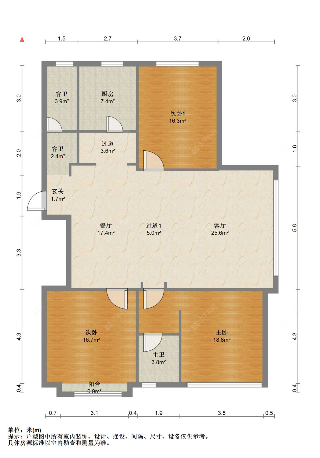 苏州君临新城在售二手房源户型图_小牛看房