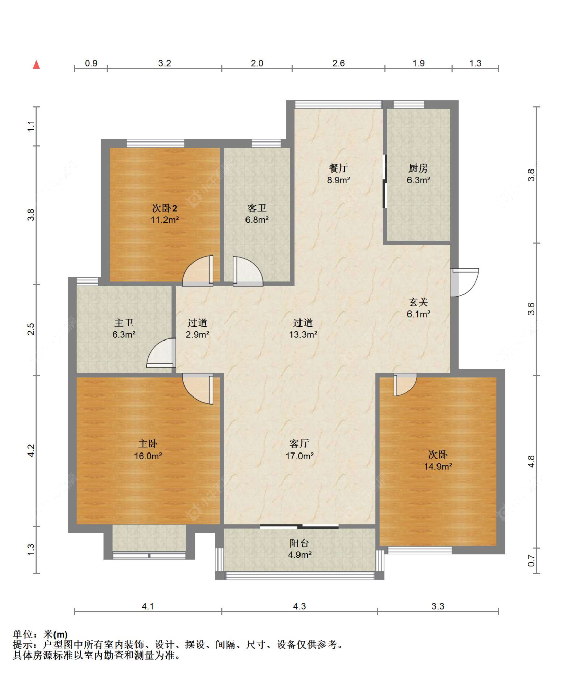 苏州清水湾(张家港)在售二手房源户型图_小牛看房