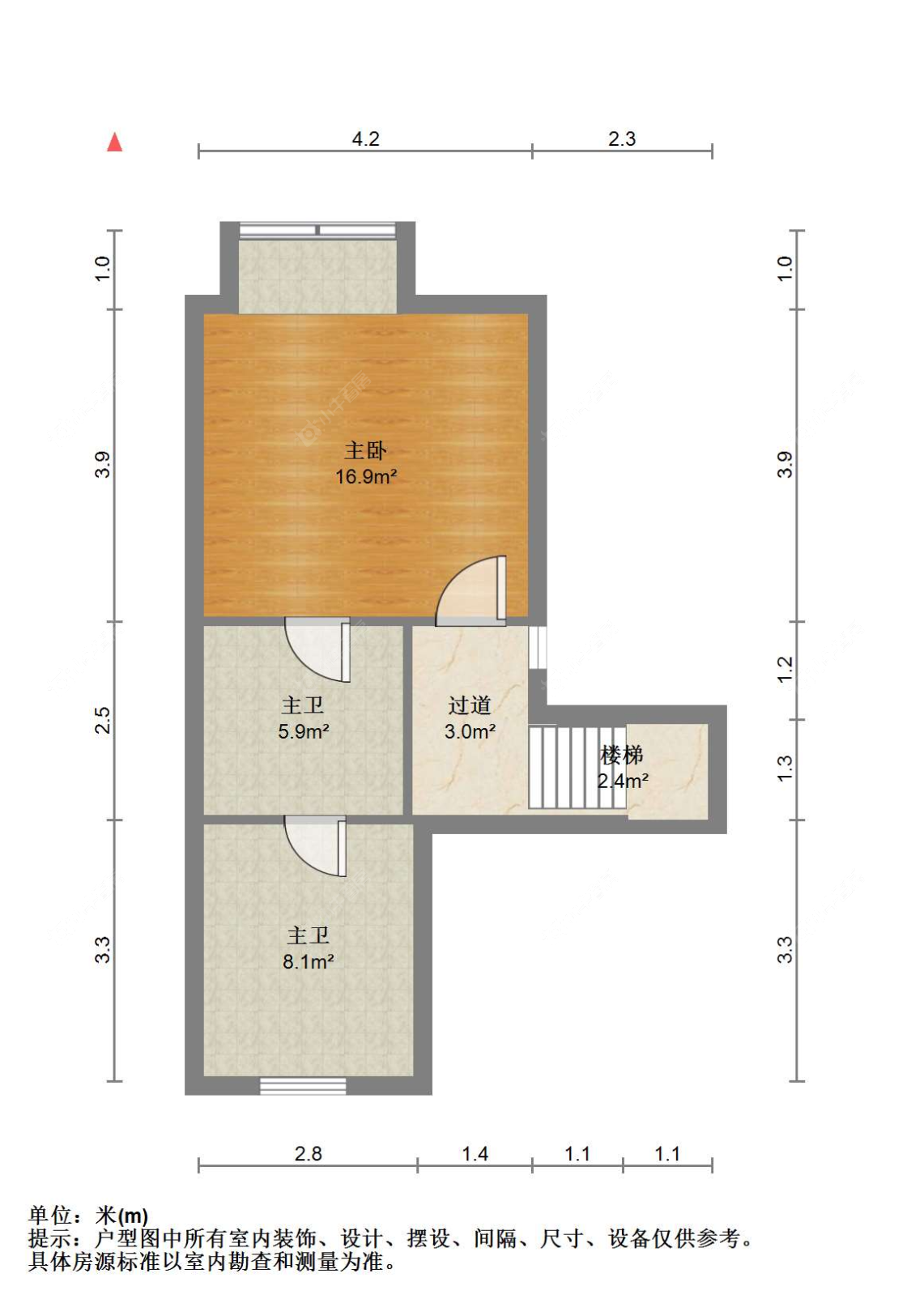 苏州世茂九溪墅(住宅)在售二手房源户型图_小牛看房