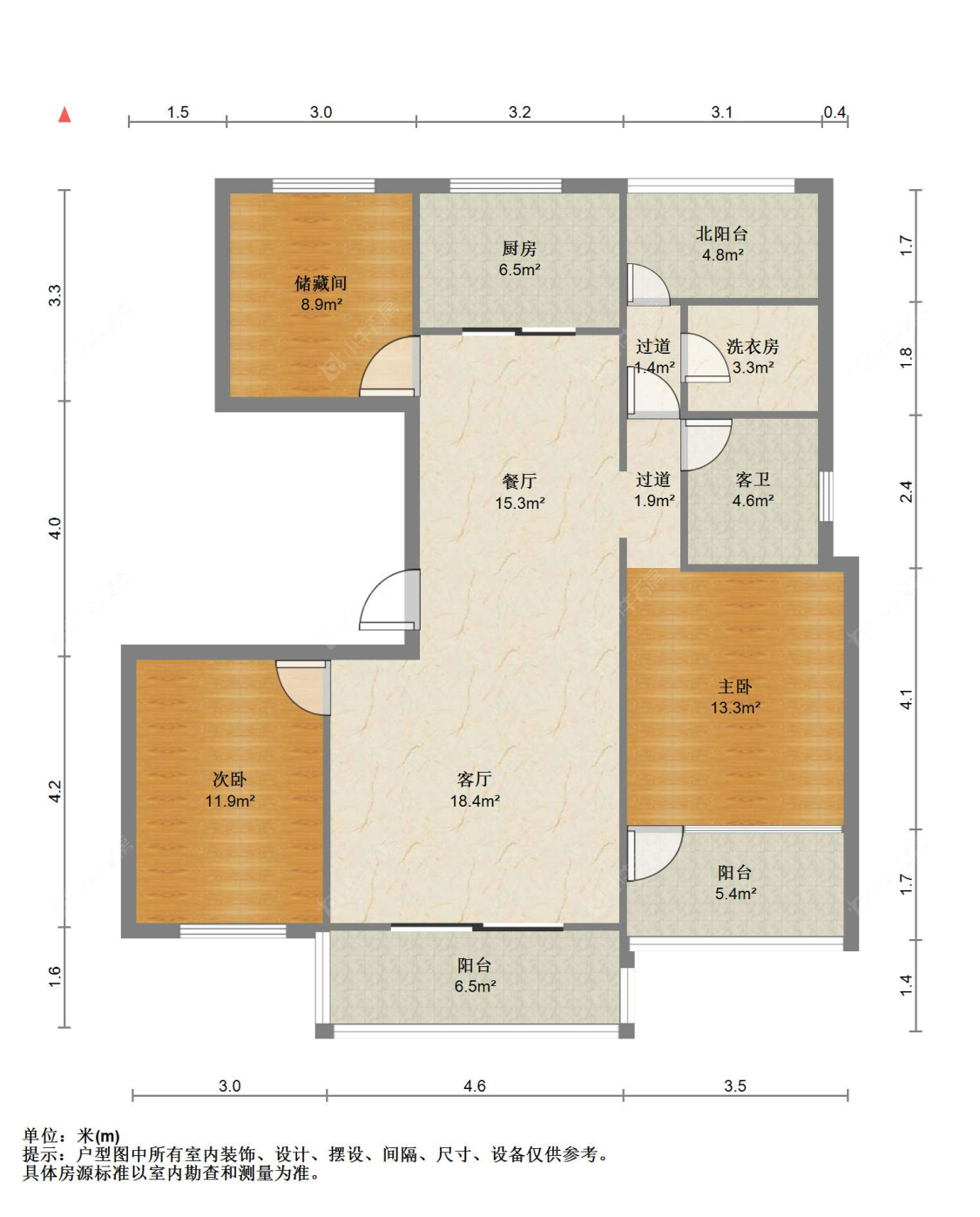 苏州中梁壹号院(一期)在售二手房源户型图_小牛看房