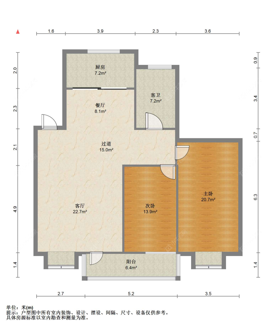苏州百桥花园在售二手房源户型图_小牛看房