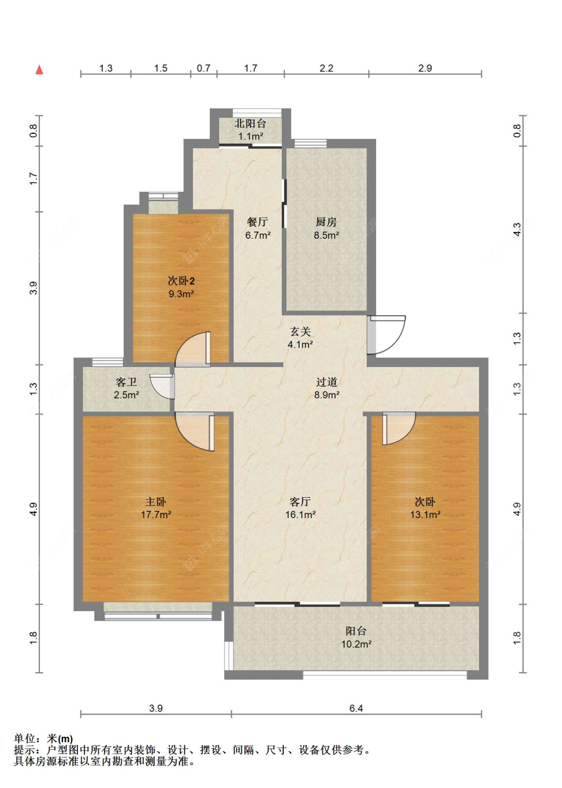 苏州阳光诚域花园在售二手房源户型图_小牛看房