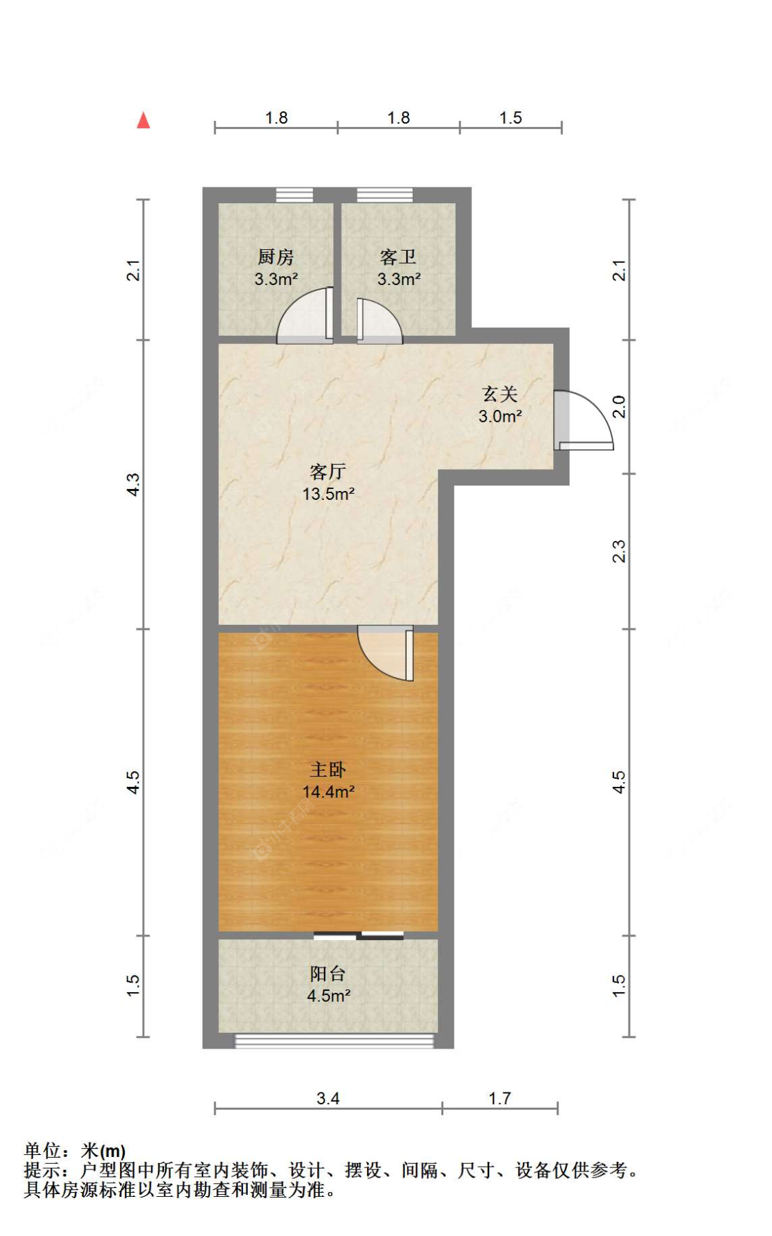 苏州清水湾(张家港)在售二手房源户型图_小牛看房