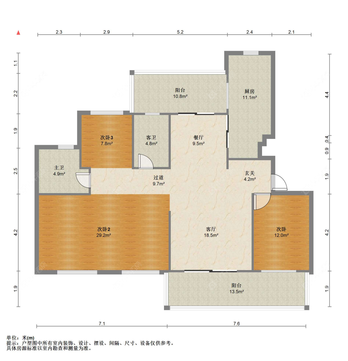 苏州中联铂悦在售二手房源户型图_小牛看房