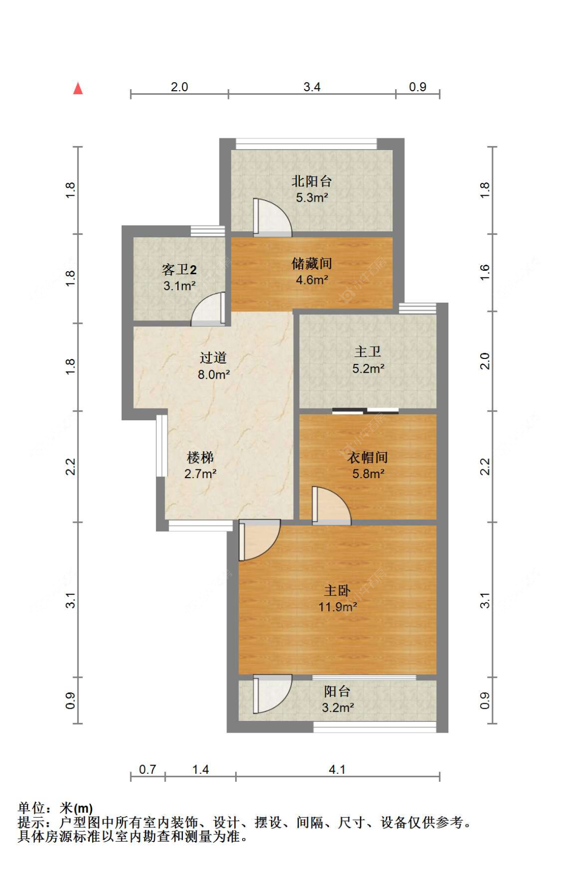 苏州中梁壹号院(二期)在售二手房源户型图_小牛看房