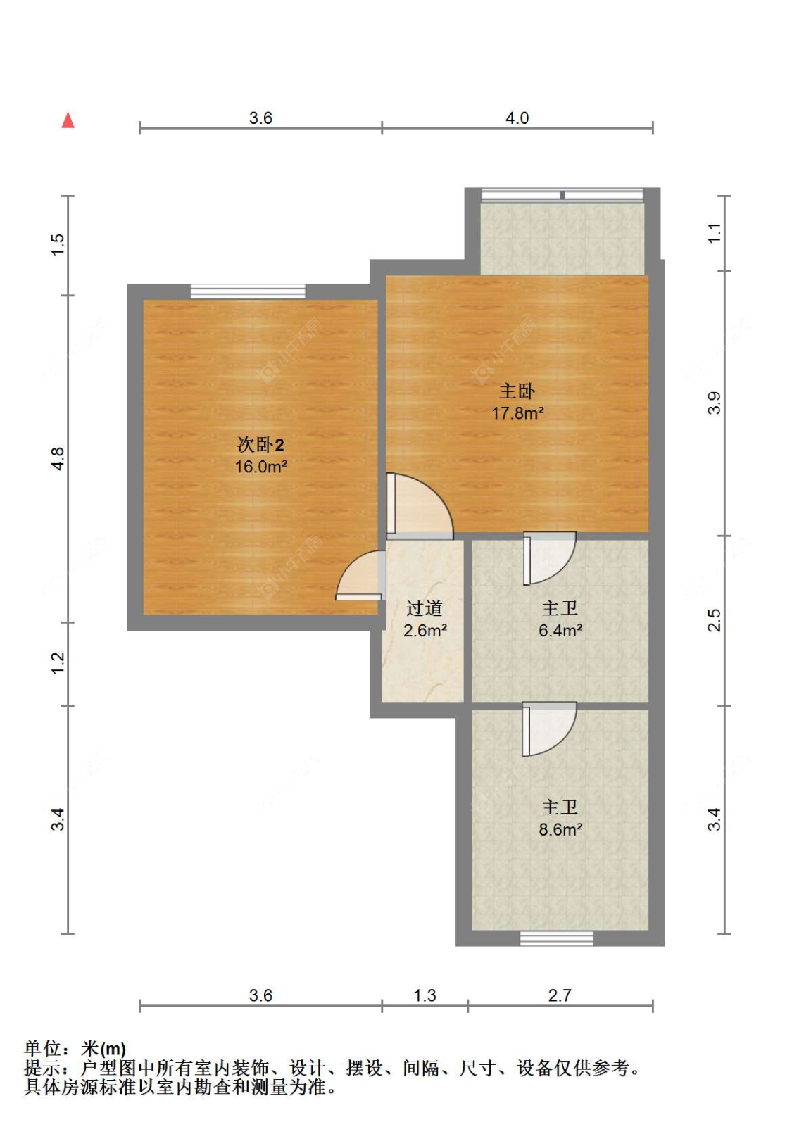 苏州世茂九溪墅(住宅)在售二手房源户型图_小牛看房