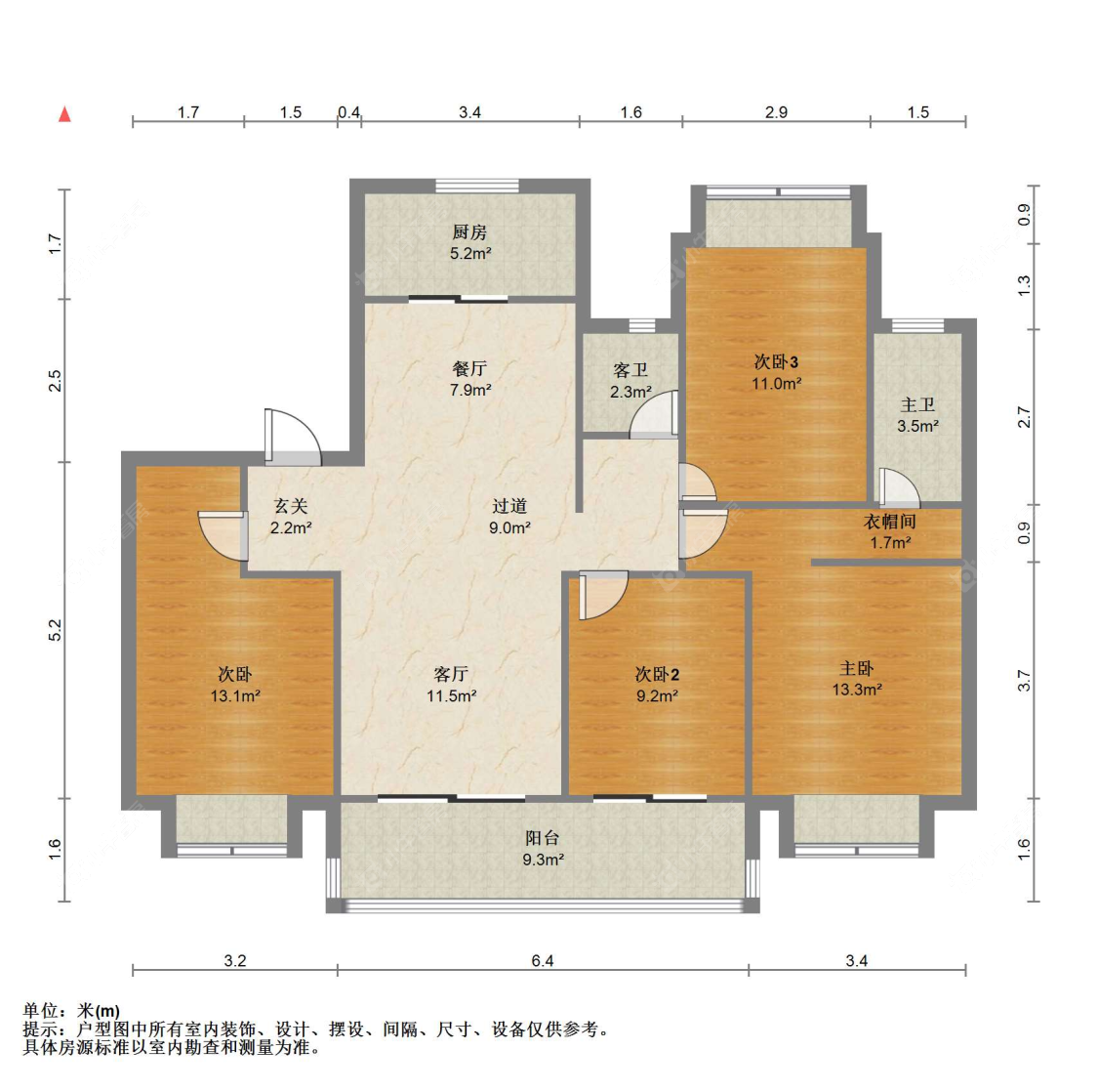 苏州阳光春晓在售二手房源户型图_小牛看房