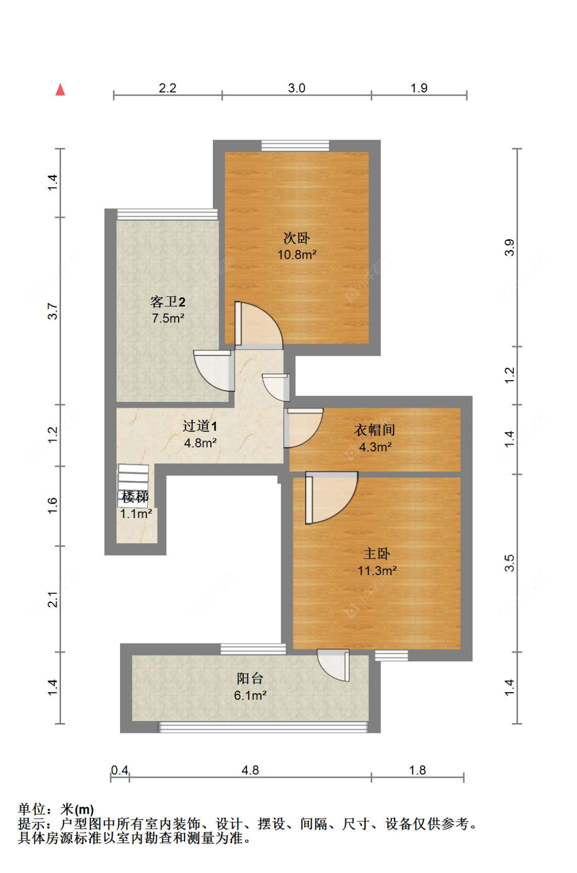 苏州中锐星奕湾在售二手房源户型图_小牛看房