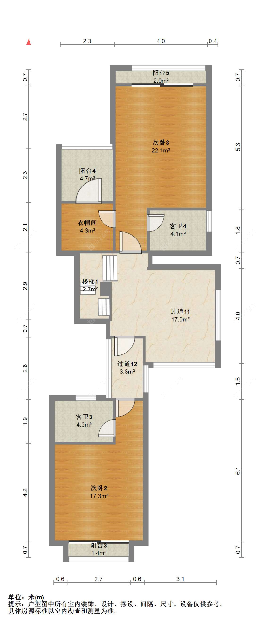 苏州香蜜湖公馆(别墅)东区在售二手房源户型图_小牛看房