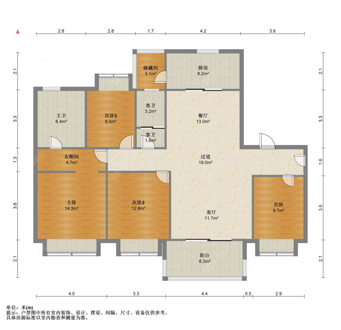 苏州碧桂园翡翠湾(一二期)在售二手房源户型图_小牛看房