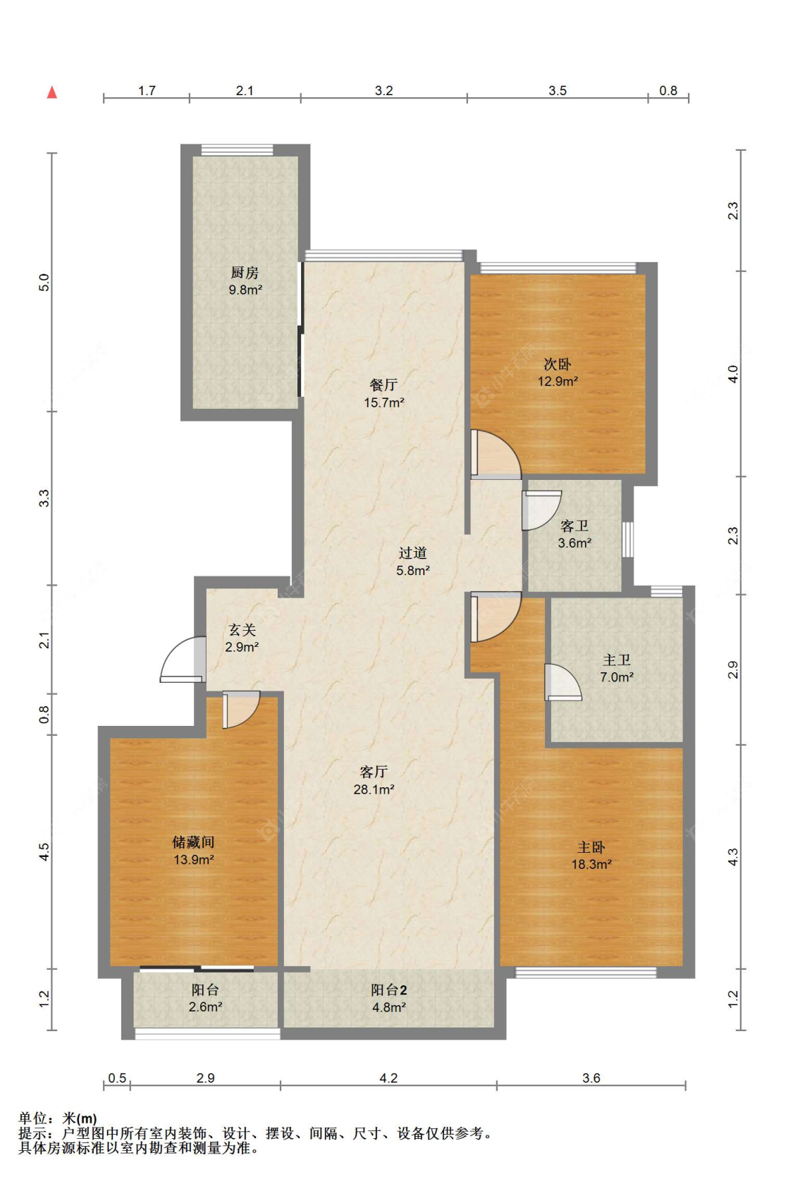 苏州缇香世家在售二手房源户型图_小牛看房