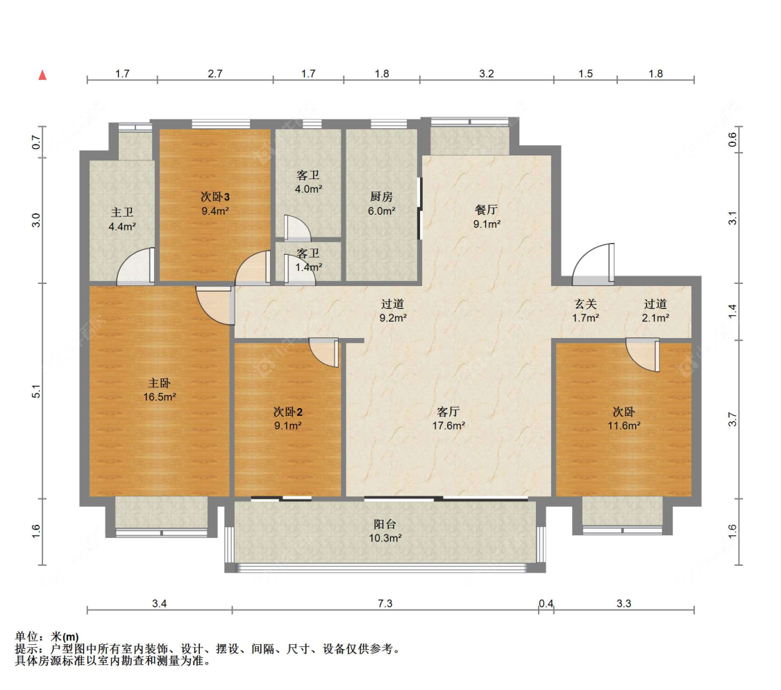 苏州云樾兰庭在售二手房源户型图_小牛看房