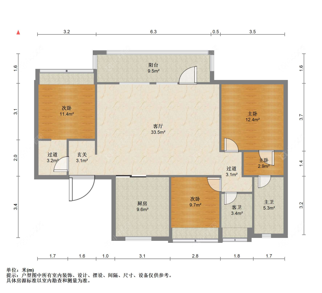 苏州朗诗乐府在售二手房源户型图_小牛看房