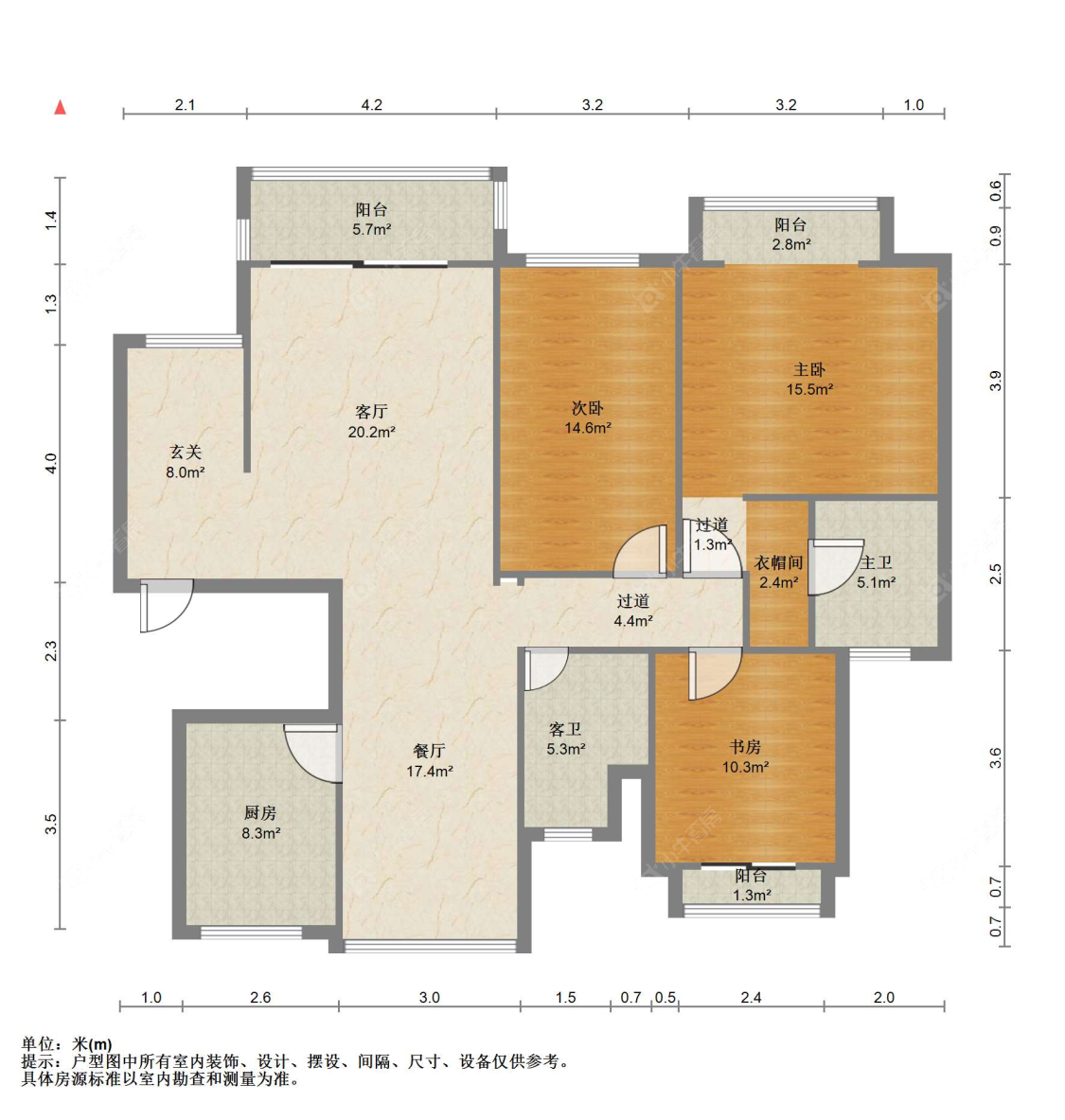 苏州湖滨国际在售二手房源户型图_小牛看房