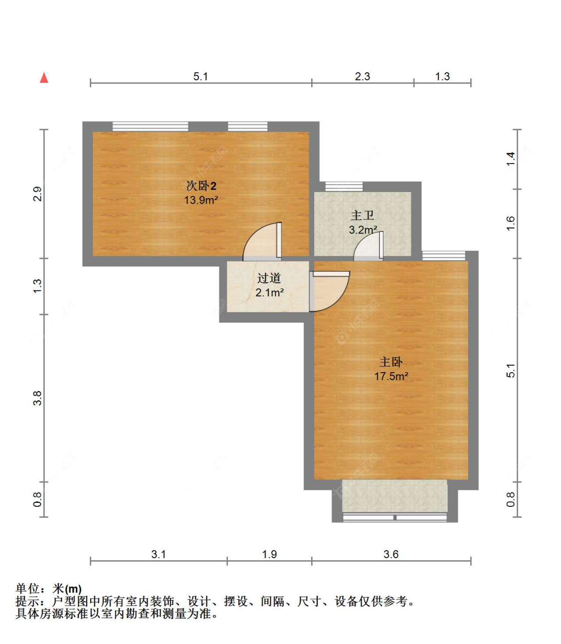 苏州锦润华庭在售二手房源户型图_小牛看房