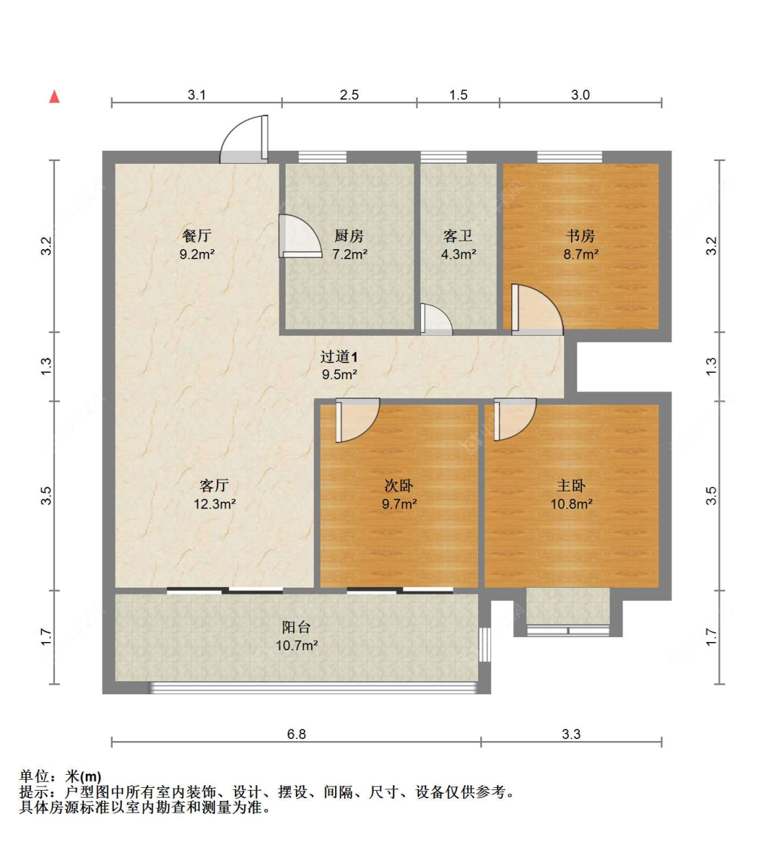 苏州金茂悦湖雅居在售二手房源户型图_小牛看房