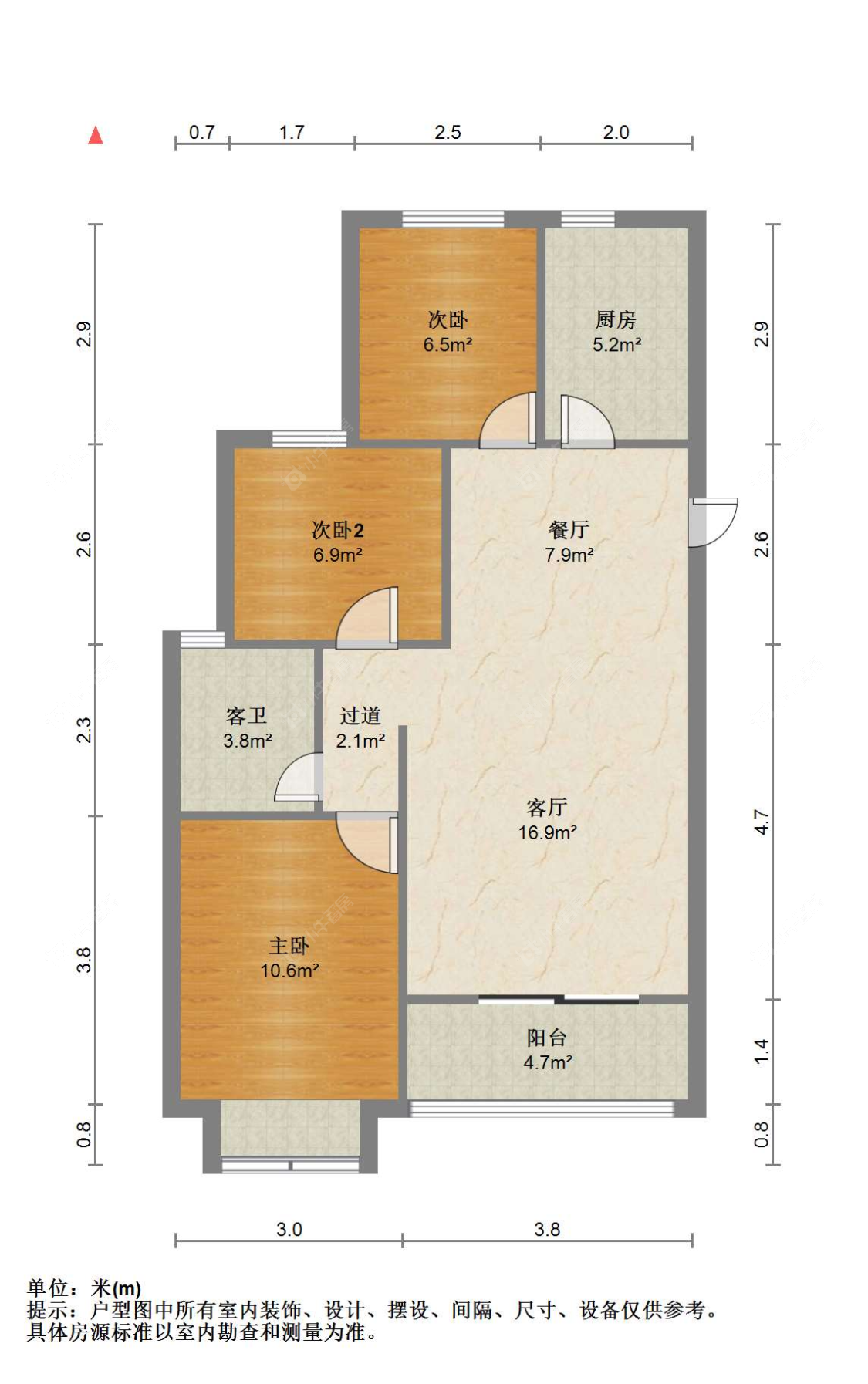 苏州万科公园大道在售二手房源户型图_小牛看房