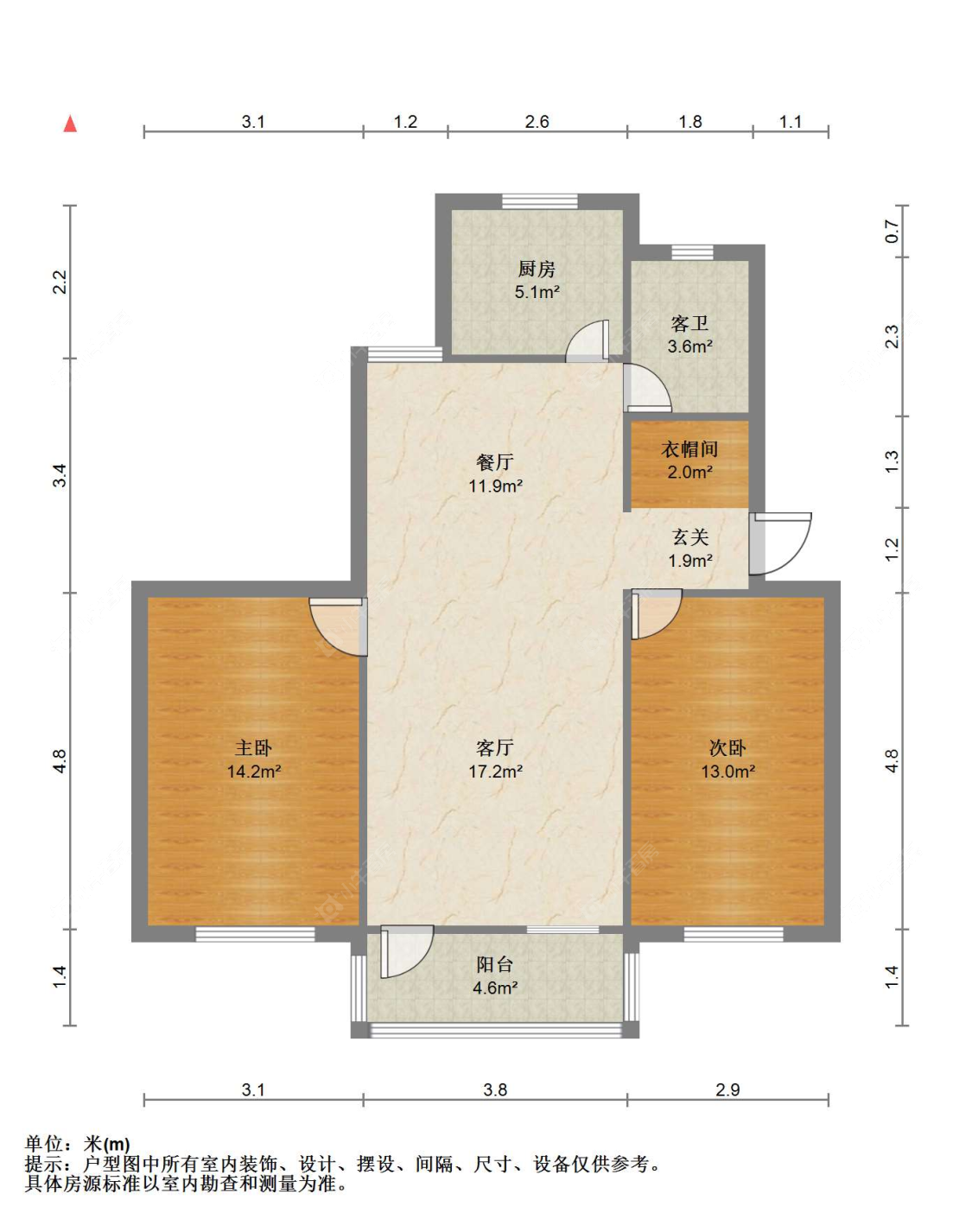 苏州云盘一村在售二手房源户型图_小牛看房