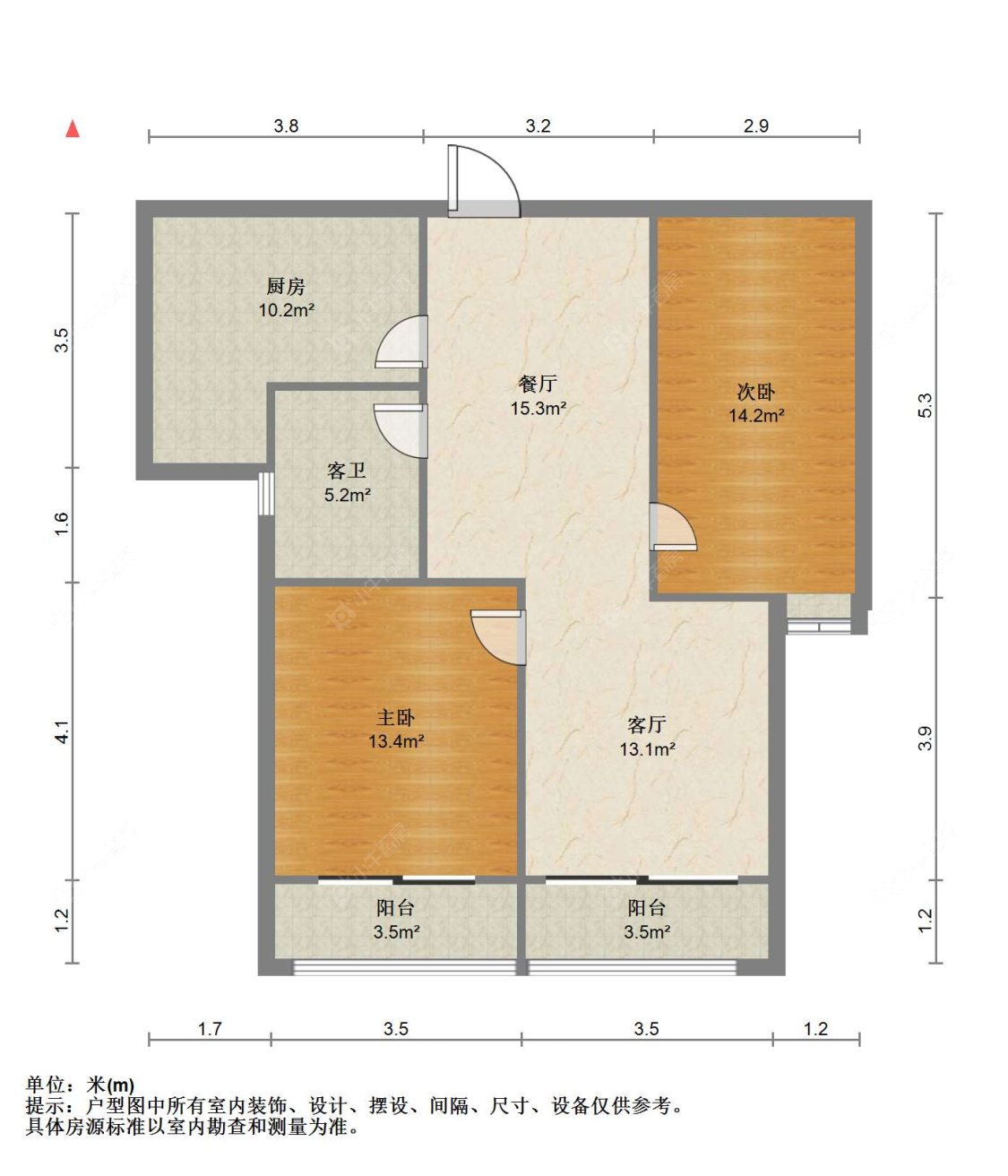 苏州中联铂悦在售二手房源户型图_小牛看房