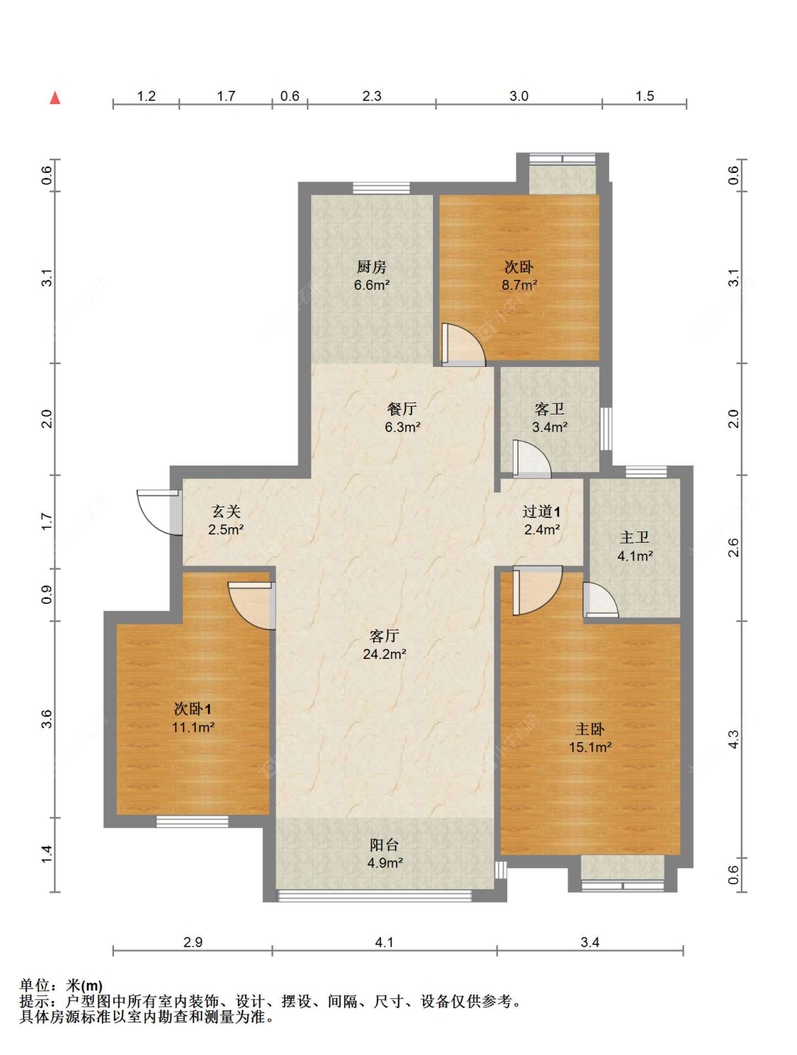 苏州新乘北苑四期在售二手房源户型图_小牛看房