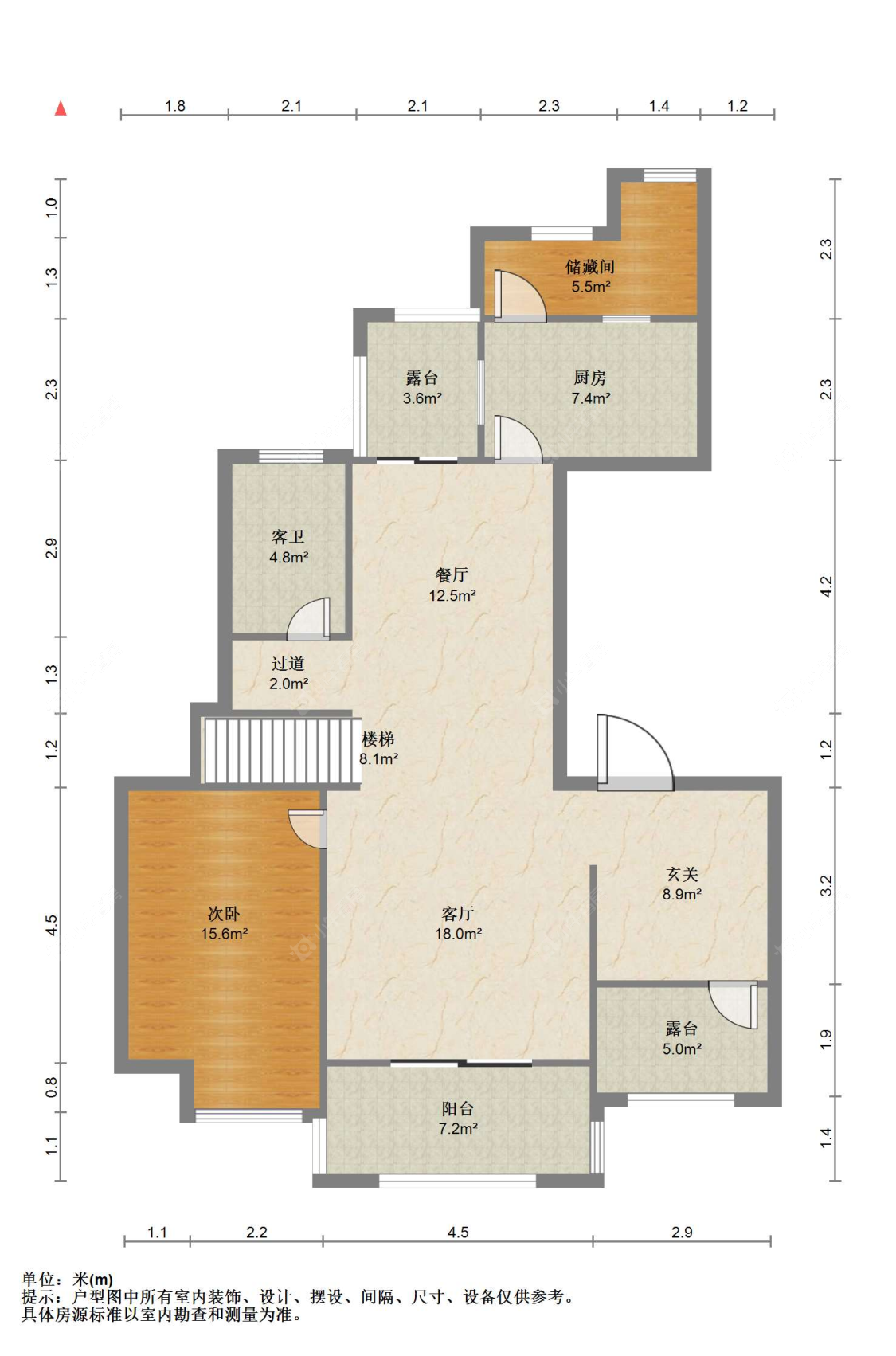 苏州世茂九溪墅(住宅)在售二手房源户型图_小牛看房