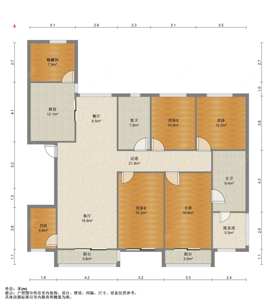 苏州湖滨国际在售二手房源户型图_小牛看房