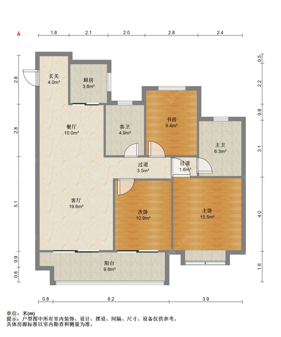 苏州建发泱誉在售二手房源户型图_小牛看房