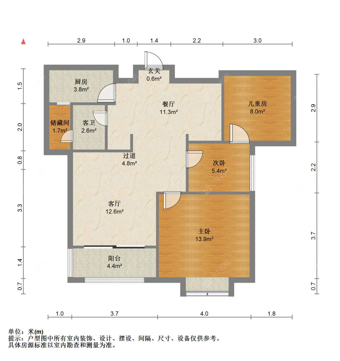 苏州缇香镜湖湾在售二手房源户型图_小牛看房