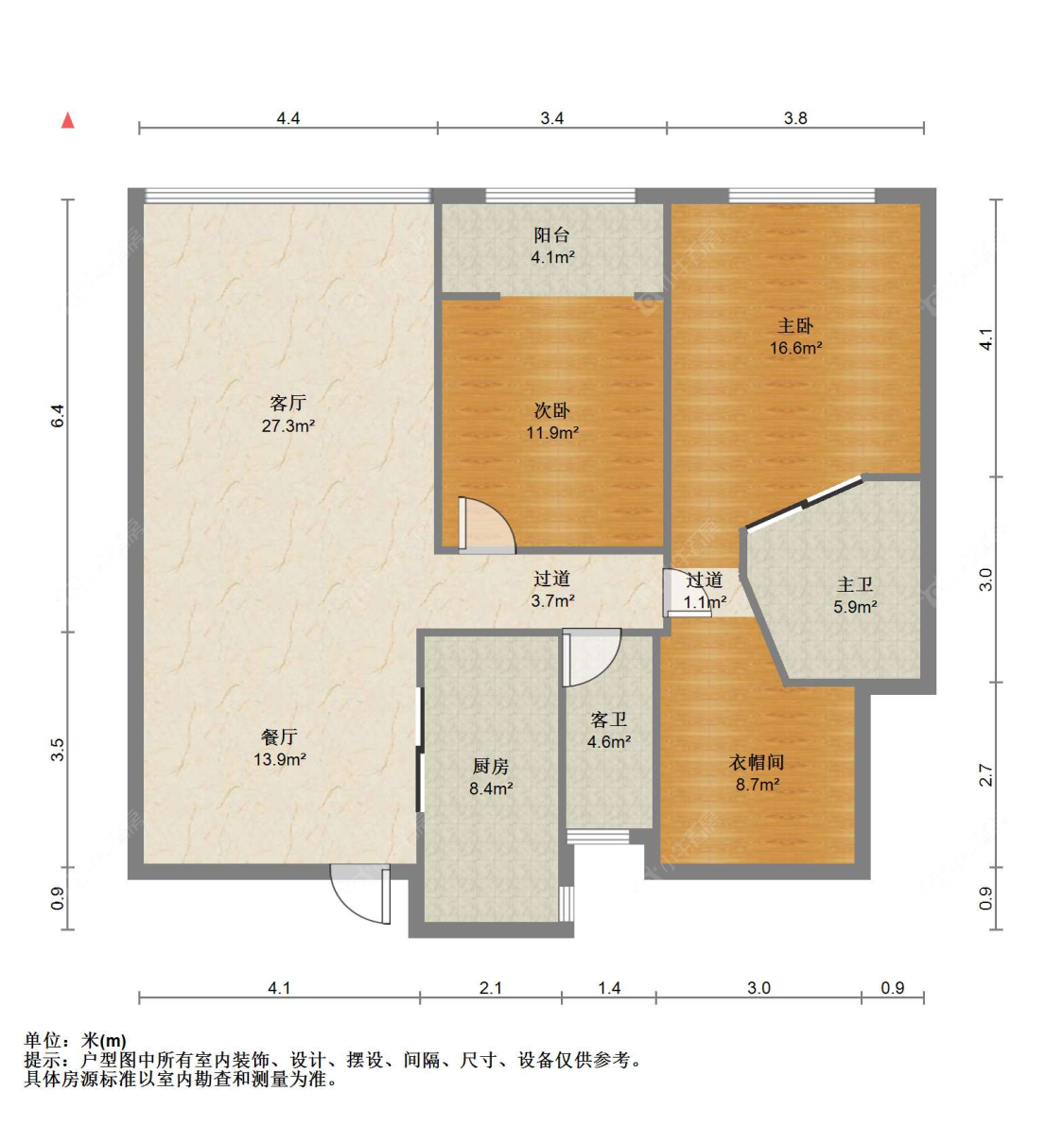 苏州汇金新城在售二手房源户型图_小牛看房