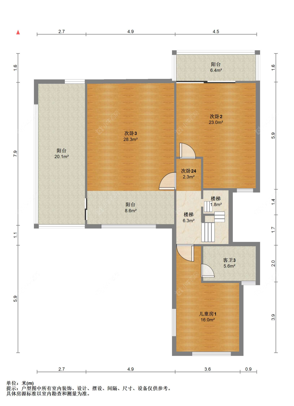 苏州世茂九溪墅(别墅)在售二手房源户型图_小牛看房